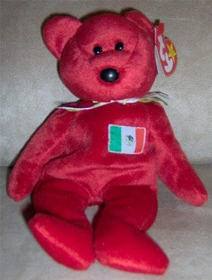 red mexican beanie baby